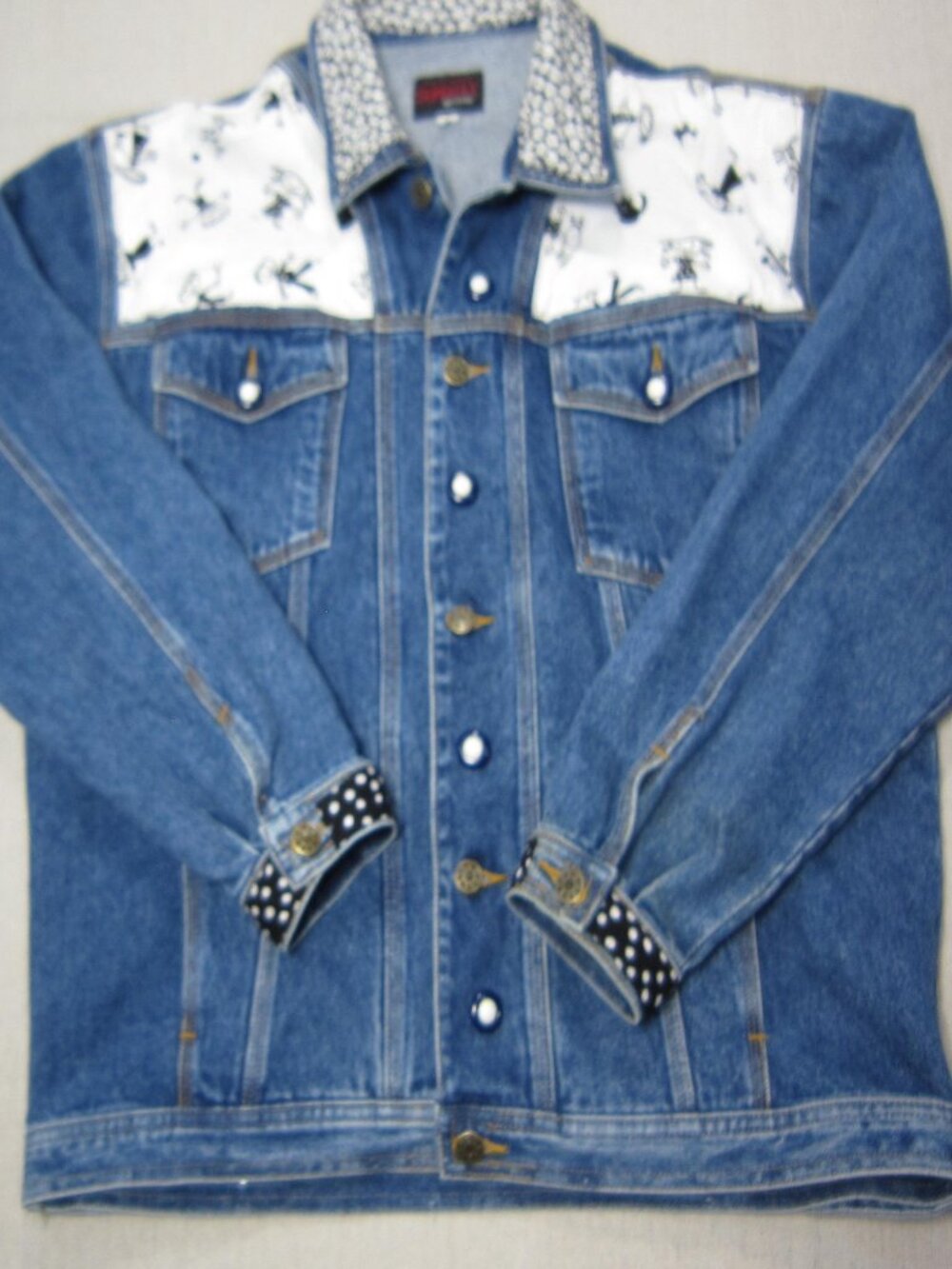 VTG Sunbelt Denim Classic Jacket Women's Medium Medium Wash Teachercore Kid Art